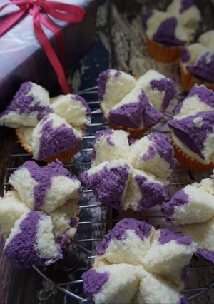 Foto resep 1. Bolu kukus taro