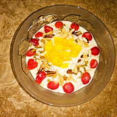 A picture of Creamy Fruit Chaat.