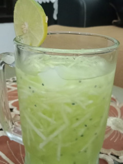 Foto resep Es Melon Selasih
