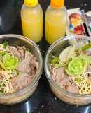 Thịt Bò Xào Mì Trứng