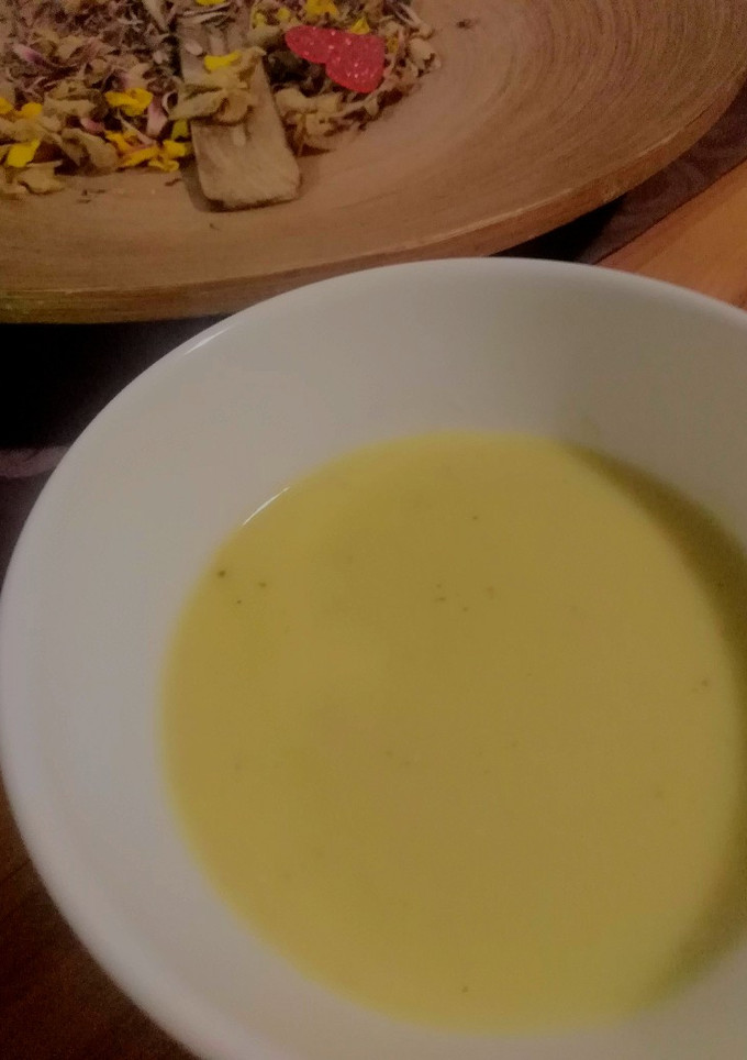 Una foto de Crema de puerros