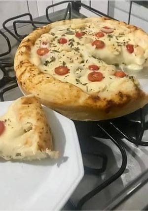 Una foto de Pizza Vegetariana