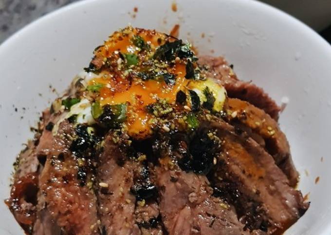 Resep Nasi Wagyu Sapi Jepang Beef Wagyu Donburi Oleh Apron And Creme Cookpad