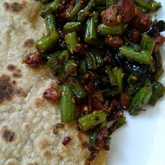 Carrot beans fry A picture of Carrot beans fry.