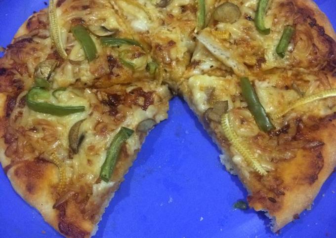 Restaurant style homemade pizza