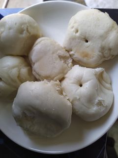 Hình của món Bánh bao sữa tươi.