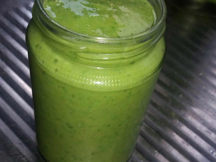 Resep Green smoothie (#pakcoywortel+pisangnenas, Sempurna