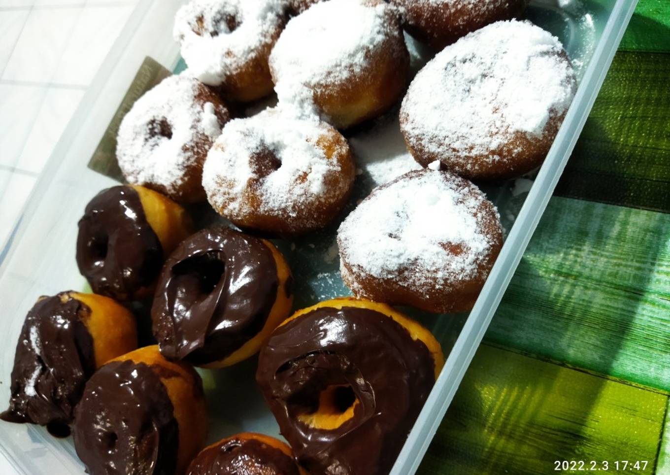 5. Donat takaran sendok simple