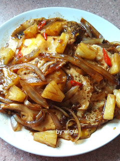 Foto resep 05.Telur ceplok saus inggris