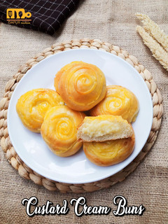 Foto resep Custard Cream Buns/ (Roti Cream Vla)