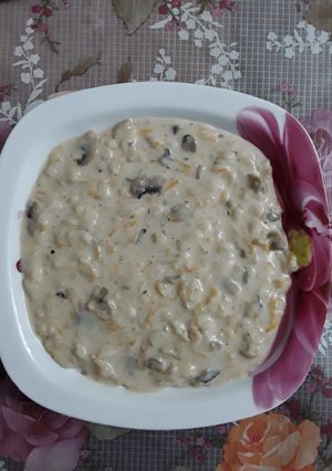 عکسی از دستور سوپ سفید