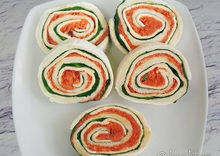 Easiest Way to Prepare Award-winning Pinwheel sandwich Tricolour