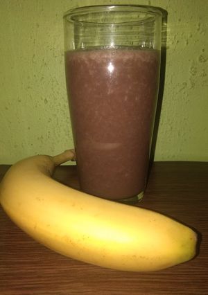 Foto resep Healthy Banana Cocoa Vanilla Smoothie
