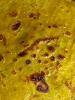 A picture of Pumpkin Chapatis.