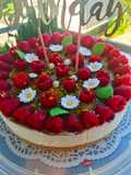 Cheesecake Lamponi e Pistacchio
