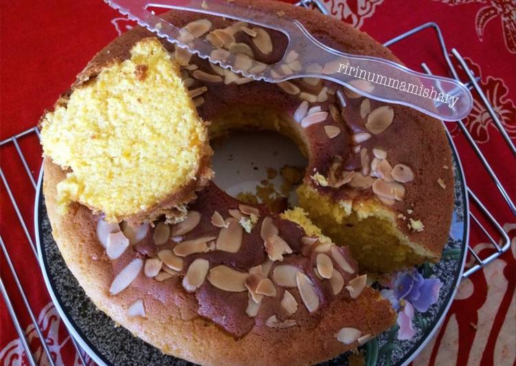 Bagaimana memasak Bolu Labu Kuning, Lezat Sekali