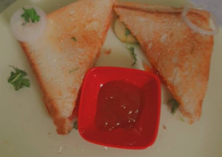 Simple Way to Prepare Any-night-of-the-week 3 layered cheese sandwich