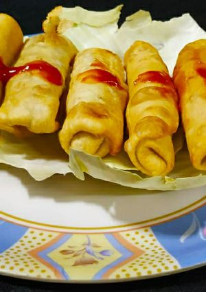 वेज स्प्रिंग रोल (Veg spring roll recipe in Hindi) रेसिपी मुख्य फोटो