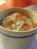 Pizza en taza al microondas