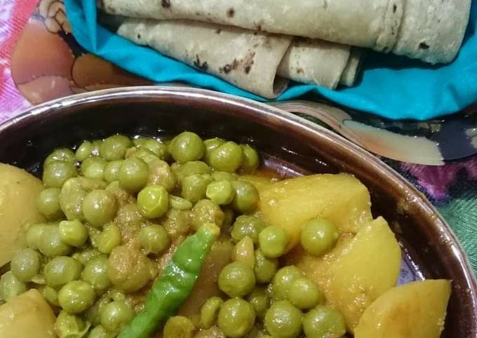 Simple Way to Prepare Any-night-of-the-week Aloo Matar
