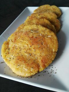 Una foto de Burger de calabaza y tofu