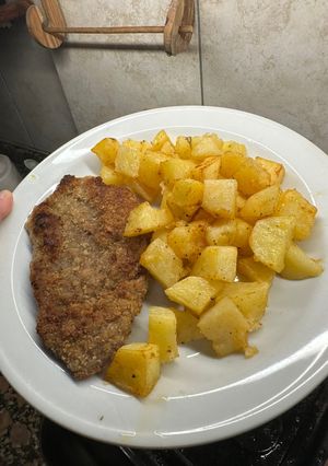 Una foto de Riquísimas papas al horno 😋
