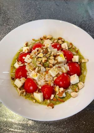 Foto di Riso tricolore con pesto di Avocado