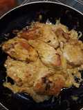 Frango cremoso na mostarda