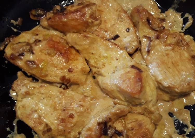 
  Frango cremoso na mostarda
