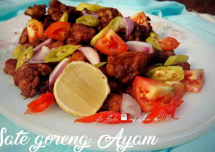 Sate goreng Ayam