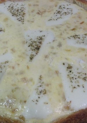 Una foto de Quiché de puerros con queso Provolone al orégano
