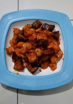 Foto resep Balado Terang (terong&udang)