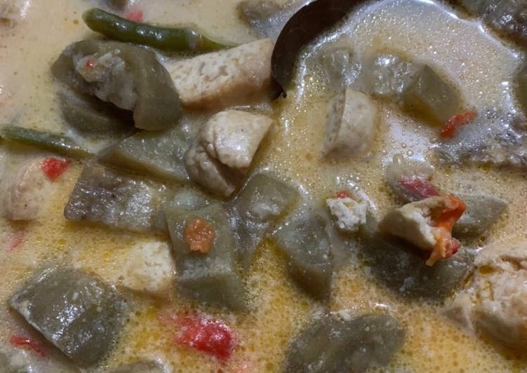 Sayur lodeh terong tahu