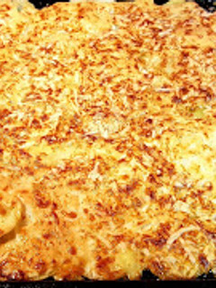 Una foto de Patatas con bechamel gratinadas