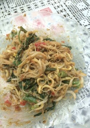 Foto resep Pecel Mie Bihun
