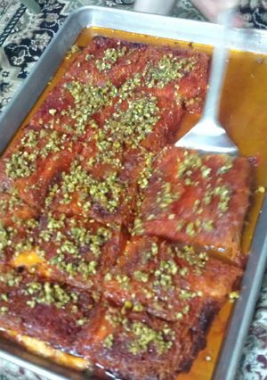 صورة لوصفة كنافه نابلسيه طريقه اجدادي
