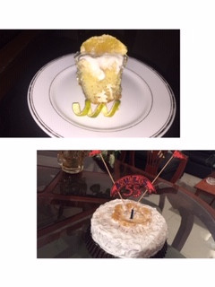 Una foto de Torta Fría de Naranja (Rellena)