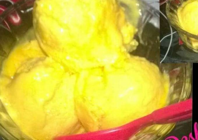मैंगो आइसक्रीम (Mango ice cream recipe in Hindi) रेसिपी मुख्य फोटो