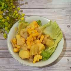 Salad ubi yacon kentang jagung-レシピのメイン写真