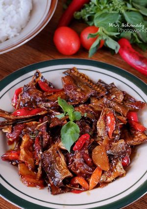 Foto resep IKan Asin masak Asam