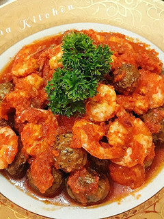 Foto resep Balado udang kentang mini