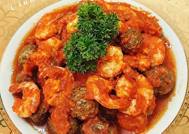 Bagaimana Menyiapkan Balado udang kentang mini Anti Gagal