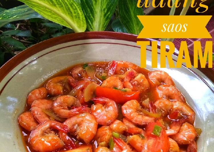 makanan Udang saus tiram yang Lezat Sekali