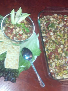 Una foto de Ceviche de champiñones