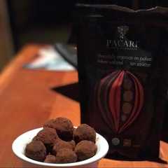 Una foto de Trufas crudiveganas-raw truffles