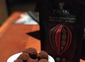 Una foto de Trufas crudiveganas-raw truffles