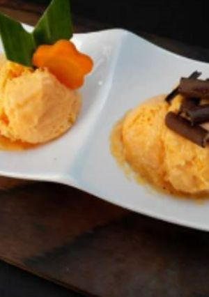 Foto resep es krim wortel