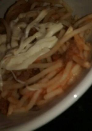 Una foto de Pasta con carne