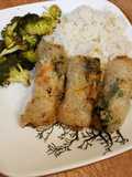 Chicken & Kale Spring rolls
