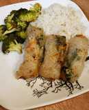 Chicken & Kale Spring rolls